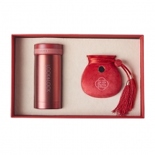 青尚 乐扣生活有礼 乐扣保温杯200ml+福袋暖手宝移动电源套装 周年庆礼品