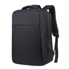 都市商务双肩背包 大容量耐磨面料USB背包 员工生日礼品推荐