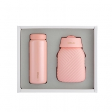 德世朗小欢喜系列 冬季实用两件套 保温杯320ml+暖水袋410ml 冬季礼品