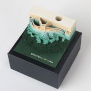 北京长城艺术便签 中国风立体景观便签本 创意3D模型便签 北京特色礼品