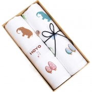 日本HOYO布艺印河马毛巾两件套 市场活动礼品