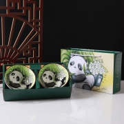 卡通创意熊猫餐具陶瓷碗筷套装  促销小礼品开业活动礼品 宣传小礼品