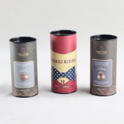 【来图定制】圆纸筒茶叶罐 花茶罐 环保通用包装纸罐定制 