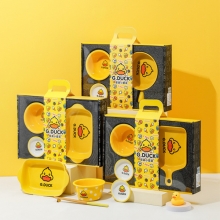 小黄鸭烤盘烘焙套装 陶瓷餐具礼盒 实用生活礼品