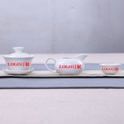 【青花瓷茶具】功夫茶具10件套礼盒装（茶杯*8+碗盖+茶海）市场活动礼品