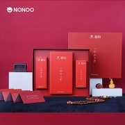 NONOO故宫联名 316不锈钢保温杯壶礼盒 红色套装高档礼物 企业员工生日礼物