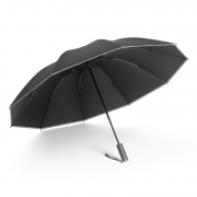 创意节节收10骨反向自动伞 LED灯头三折雨伞 公司周年礼品