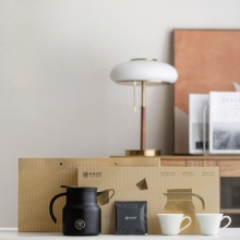 多采自然办公系列焖泡搭档套组 陈皮白茶+焖泡小壶+白瓷杯组合礼盒装 茶礼套装