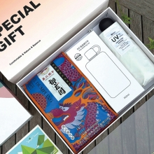 【粽晴护行】五折晴雨伞+扁壶500ML+御庄园粽子100G*2+贺卡 端午礼盒套装 - EB2025D05