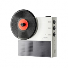 REMAX 复古唱片机无线蓝牙小音箱 桌面蓝牙音箱 5.4无线蓝牙音响