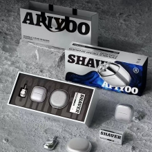 ApiYoo艾优T23银色潮流剃须刀礼盒装 便携全能理容套装