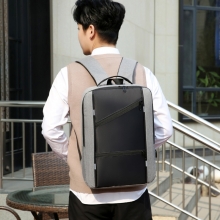 商务休闲大容量双肩包 简约大容量电脑背包 员工礼品定制