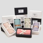 珊瑚绒超细纤维材质 单条毛巾礼盒装 广告礼品定制