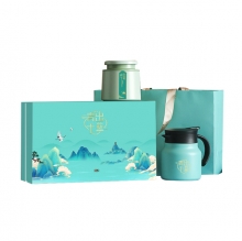 【青出于蓝】国潮风茶具礼盒套装 304焖茶壶+正山小种红茶 商务礼品送什么