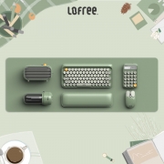 【LOFREE】半夏-陪伴套装 蓝牙机械键盘 无线键鼠套装 鼠标垫手托计算器  办公5件套 高档礼品定制