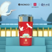 NONOO原创设计国风系列鹤上青云咖啡杯 精致创意小礼品