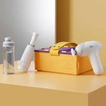 【喜提好运A3】乐扣塑料水杯+迷你筋膜枪 +晴雨两用伞