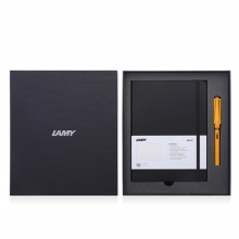 凌美(LAMY) A5黑色笔记本+AL-star狩猎钢笔礼盒两件套 商务礼品送什么