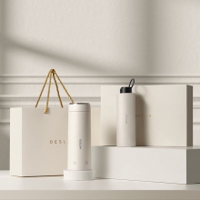 德世朗电热水杯套装 实用两件套 电热水杯+雨伞 答谢礼品