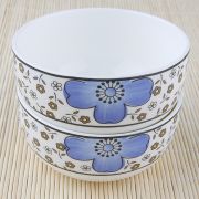 抽拉式家和富贵四碗四筷陶瓷碗礼盒套装 实用精致礼品
