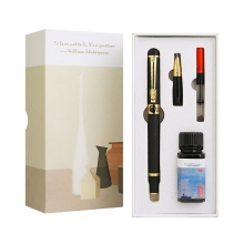 油画系列龙头钢笔礼盒套装 墨水墨囊两用铱金钢笔 入职纪念礼品