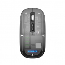 AI智能语音鼠标 透明机械款 无线蓝牙声控打字翻译写作PPT绘画静音PPTDeepSeek