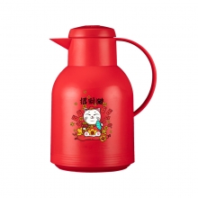 招财猫保温壶水杯套装1000ML 银行保险送客户