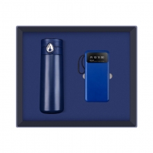 商务实用两件套 水滴屏显杯450ml+支架充电宝 员工活动奖品