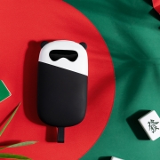 创意熊猫大侠暖手宝 便携USB可充电移动电源 年会礼品推荐
