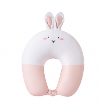 创意卡通兔子变形枕护颈枕 二合一U型枕两用枕抱枕 创意礼品定制