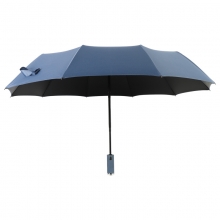 科技手电筒黑胶防晒自动晴雨伞 夜行反光LED灯伞 比较实用的礼品
