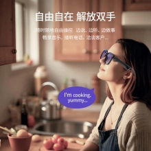 米狗 MEEEGOU 蓝牙智能眼镜 语音导航听歌故事AI智能科技眼镜 MTS03