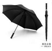 高尔夫商务自动直杆伞 超大遮阳黑胶伞 便携式商务礼品