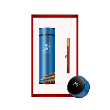 故宫国潮450ml温控杯+木质笔两件套 比较实用的礼品