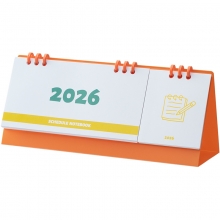 2026马年多巴胺创意简约台历 迷你三角摆件台历 记事打卡日历定制