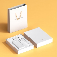 WOPOW沃品 移动电源套装三件套 充电宝+充电头+数据线组合套装