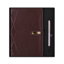 高档商务笔记本+签字笔两件套套装 送什么礼给客户