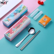 印象中国便携餐具套装 创意实用便携餐具 不锈钢筷子勺子套装