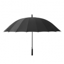 商务纯色24骨抗风暴雨伞直杆伞 宣传礼品定制