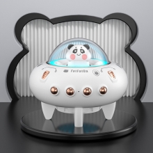 熊猫飞碟无线卡通蓝牙音箱 低音炮音响 创意实用小礼品