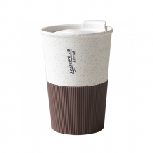 ins风日式咖啡杯 小麦秸秆便携随行杯 活动礼品送什么好