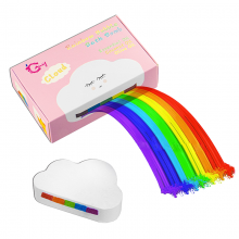 彩虹芯星星云朵系列 滋润清洁浴盐球泡泡球 三八活动礼品