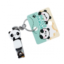 卡通熊猫合金指甲剪 便携实用 活动小礼品
