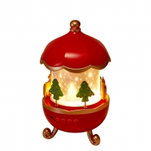 圣诞星空旋转投影灯音乐盒 蓝牙音响氛围灯卧室台灯 圣诞礼品推荐