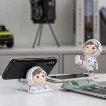可爱宇航员桌面手机支架 个性卡通太空人摆件 太空人礼品