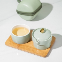 悠然小鸟快客杯 便携茶具一壶一杯W-S311 银行贵宾客户答谢礼品