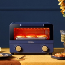 康佳(KONKA) 家用烘焙面包迷你小型10L电烤箱 生活小家电
