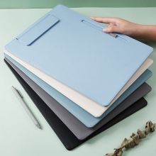 A4加厚皮质写字板文件夹 合同试卷签字板桌面垫板 办公文具用品采购