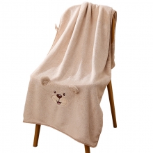 卡通珊瑚绒吸水大毛巾 可爱加厚速干裹巾 实用奖品