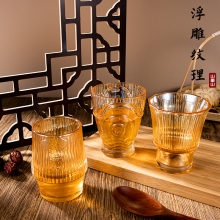 龙门锦鲤叠叠杯四件套 创意水杯家用中式茶杯茶具 开业礼品定制